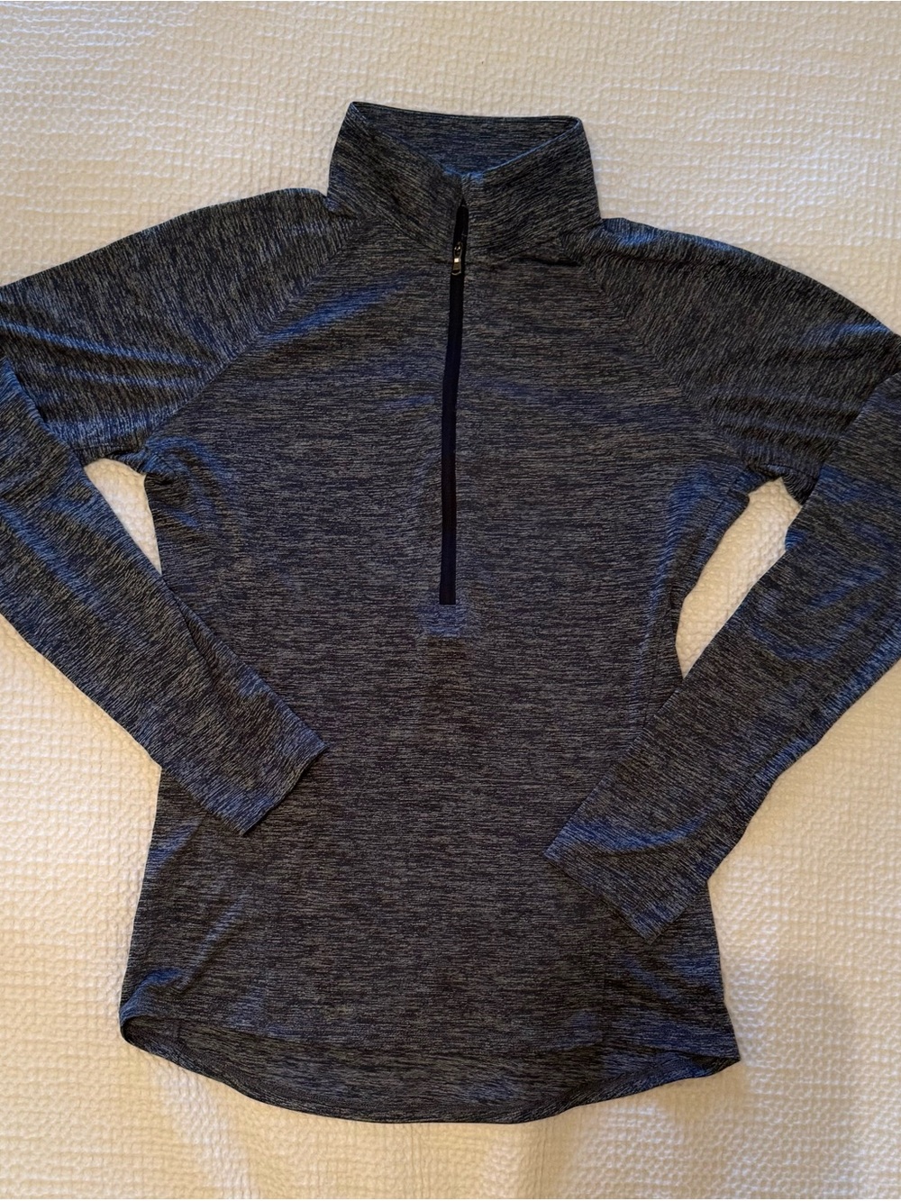 Under Armour | Heather Blue 1/4 Zip Pullover | size = S